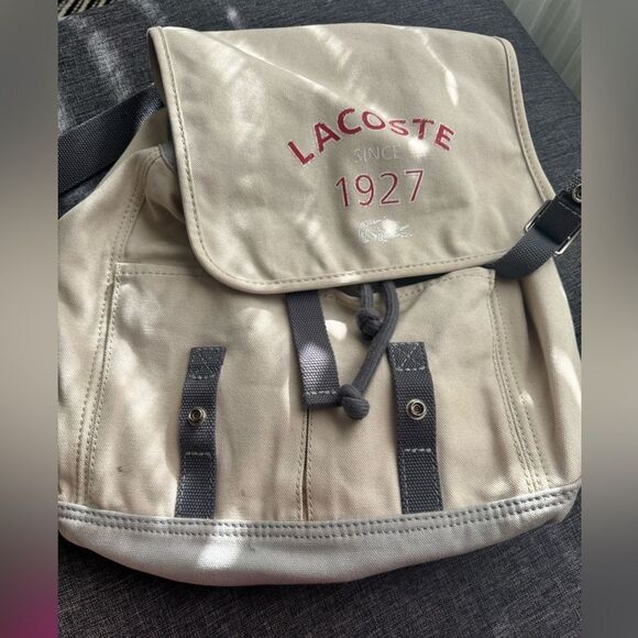 Lacoste Beige Backpack - Picture 6 of 10